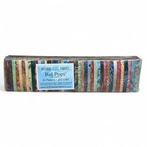Hoffman Fabrics Bali Pops fabric bundle jelly roll full new unopened package
